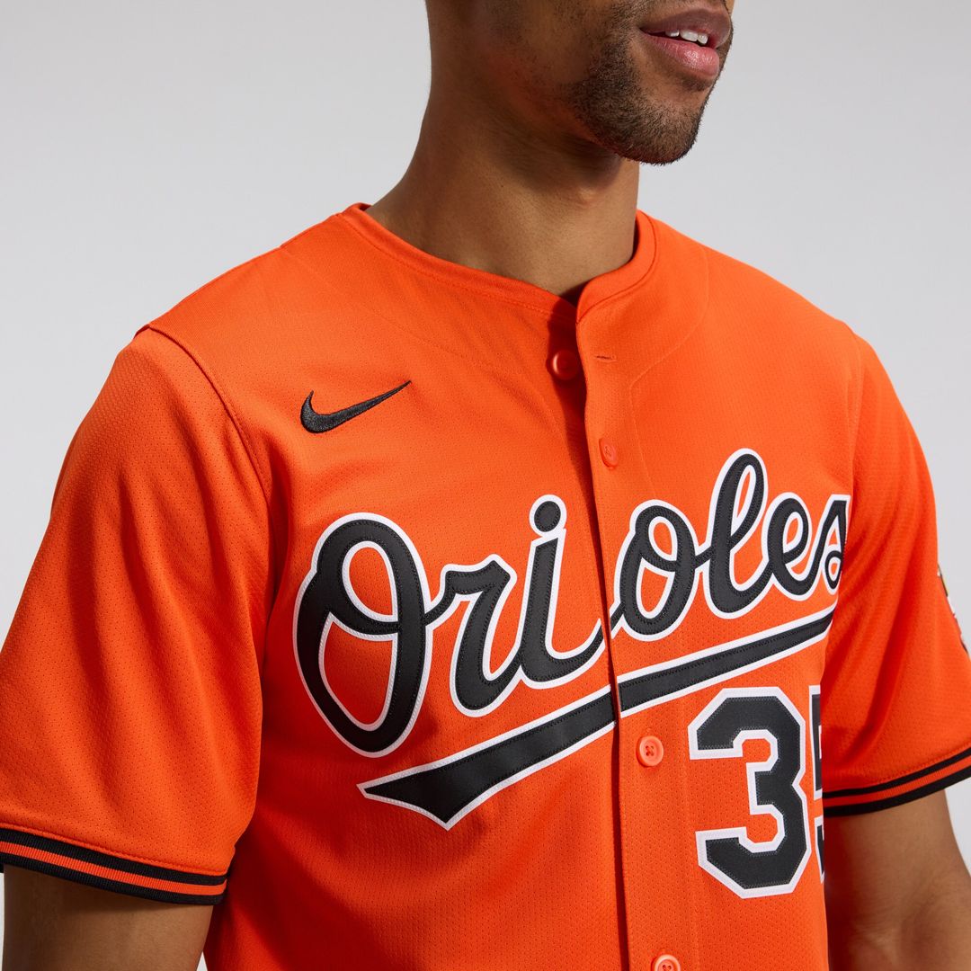 Adley Rutschman Baltimore Orioles Nike 2nd Alternate Limited Player Jersey - Orange Official MLB Team Apparel Baseball Fan Gear