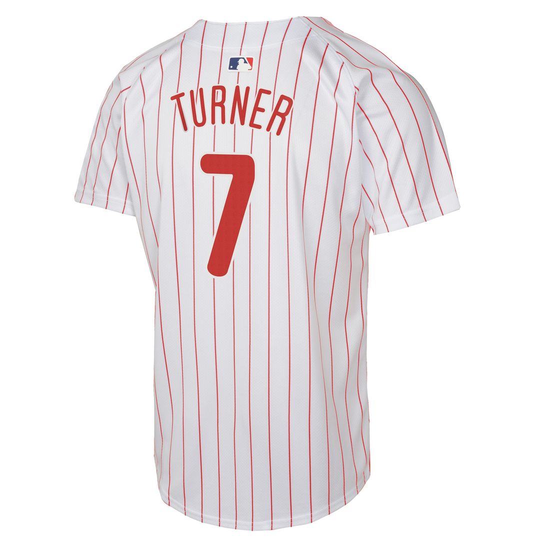 Trea Turner Philadelphia Phillies Nike Youth Home Game Player Jersey - White Official MLB Team Apparel Baseball Fan Gear