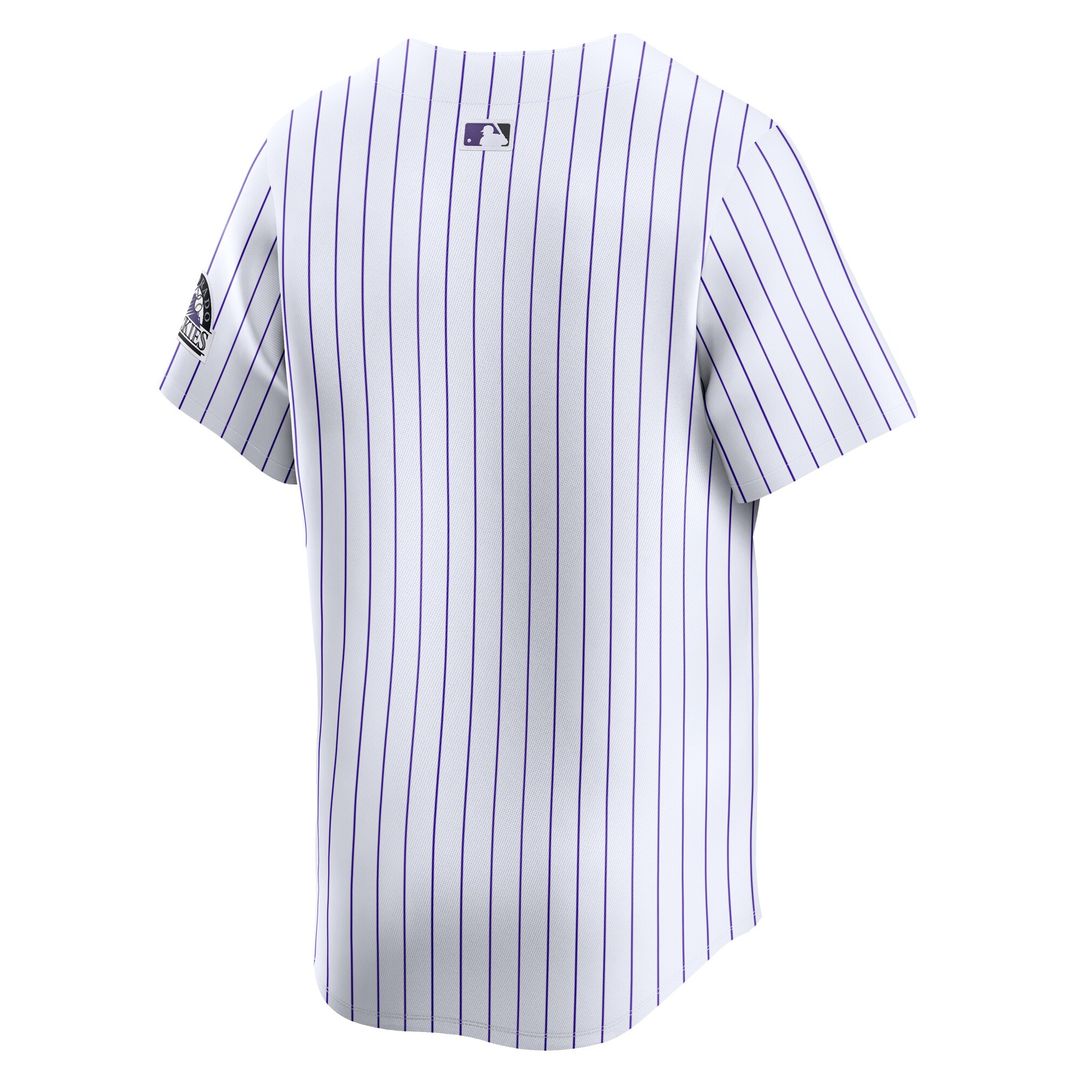 Colorado Rockies Nike Home Limited Player Jersey - White Official MLB Team Apparel Baseball Fan Gear