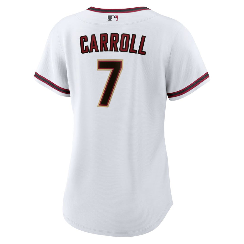 Corbin Carroll Arizona Diamondbacks Nike Women's Home Replica Player Jersey - White Official MLB Team Apparel Baseball Fan Gear