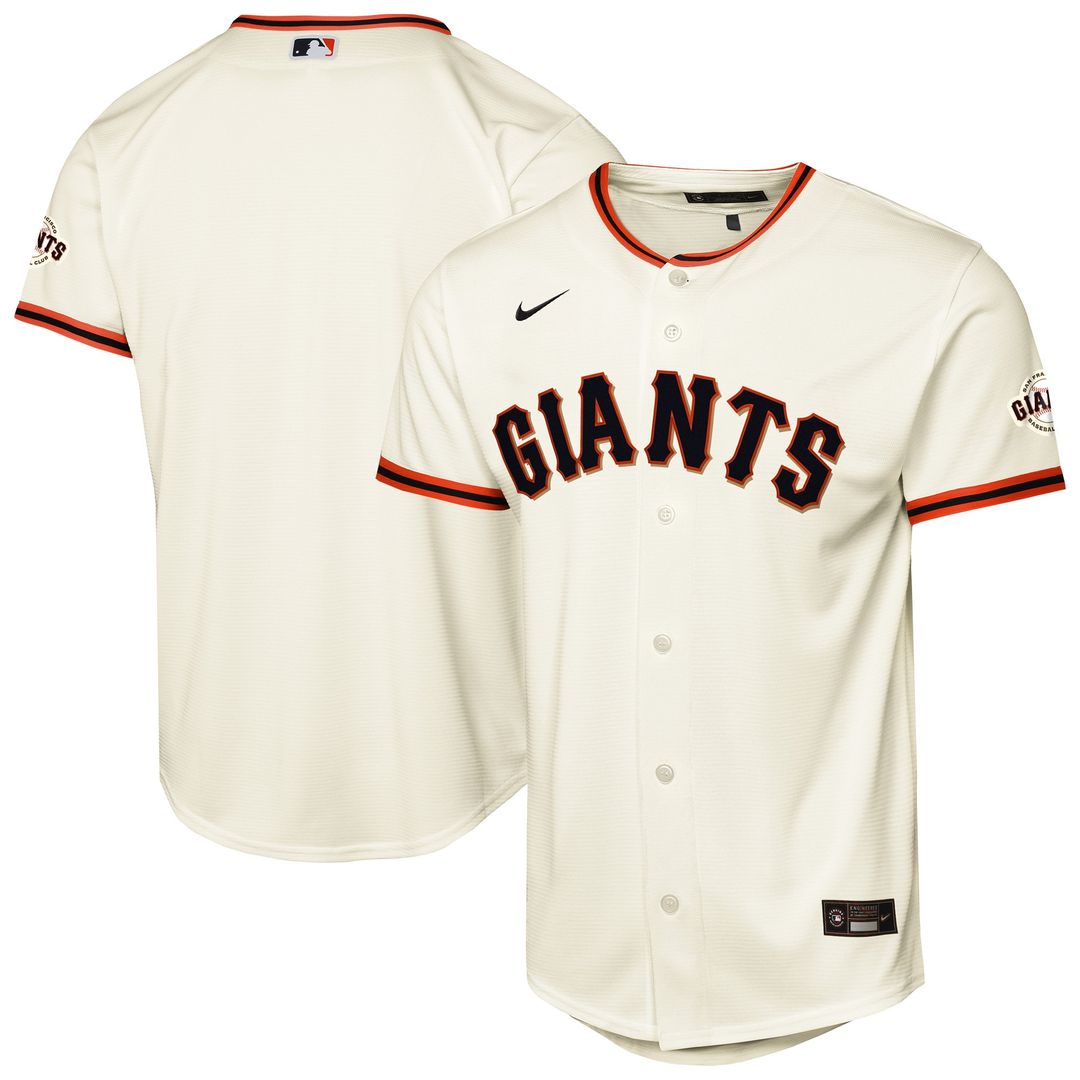 San Francisco Giants Nike Youth Home Stadium Jersey - Cream Official MLB Team Apparel Baseball Fan Gear