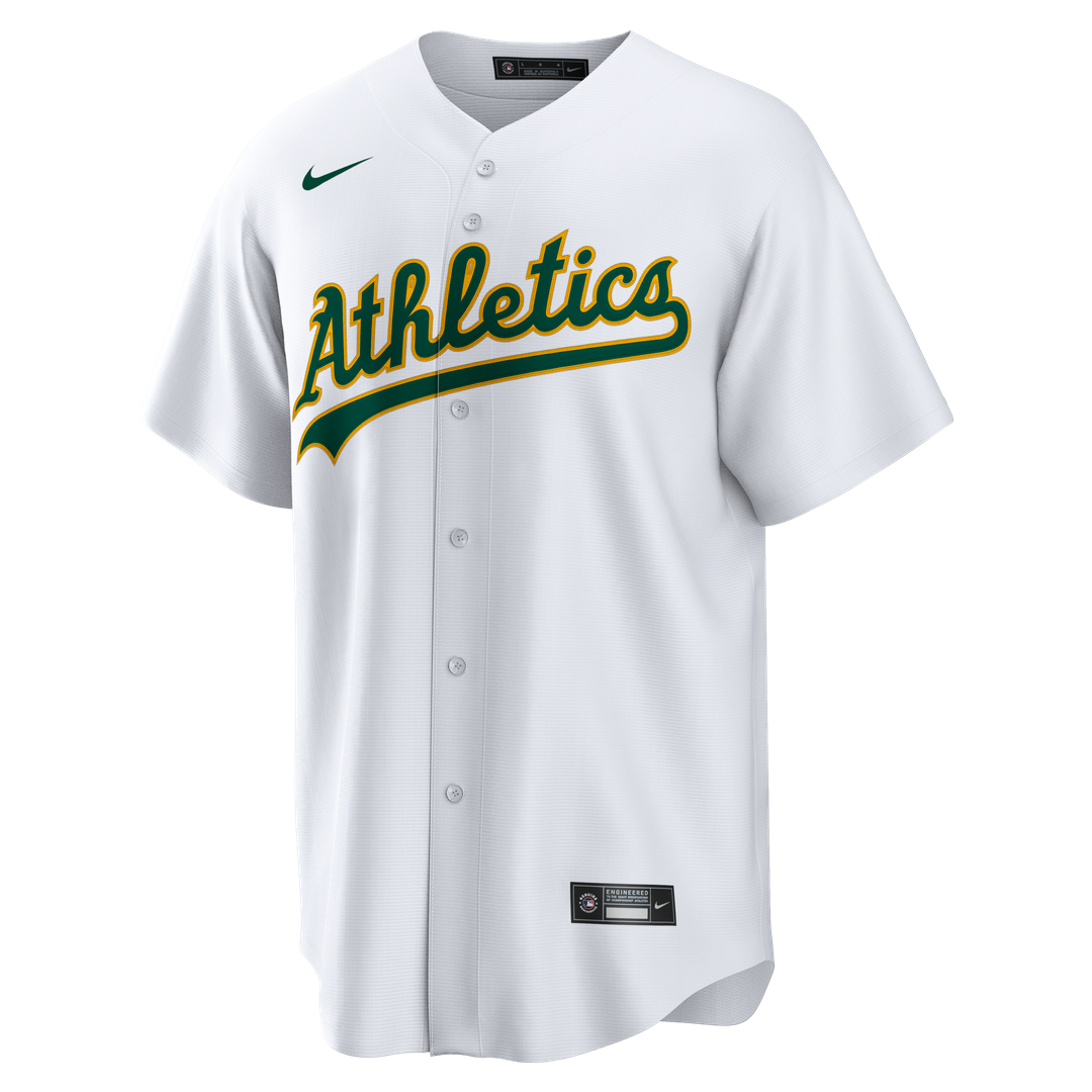 Nick Kurtz Athletics Nike Home Replica Player Jersey - White Official MLB Team Apparel Baseball Fan Gear