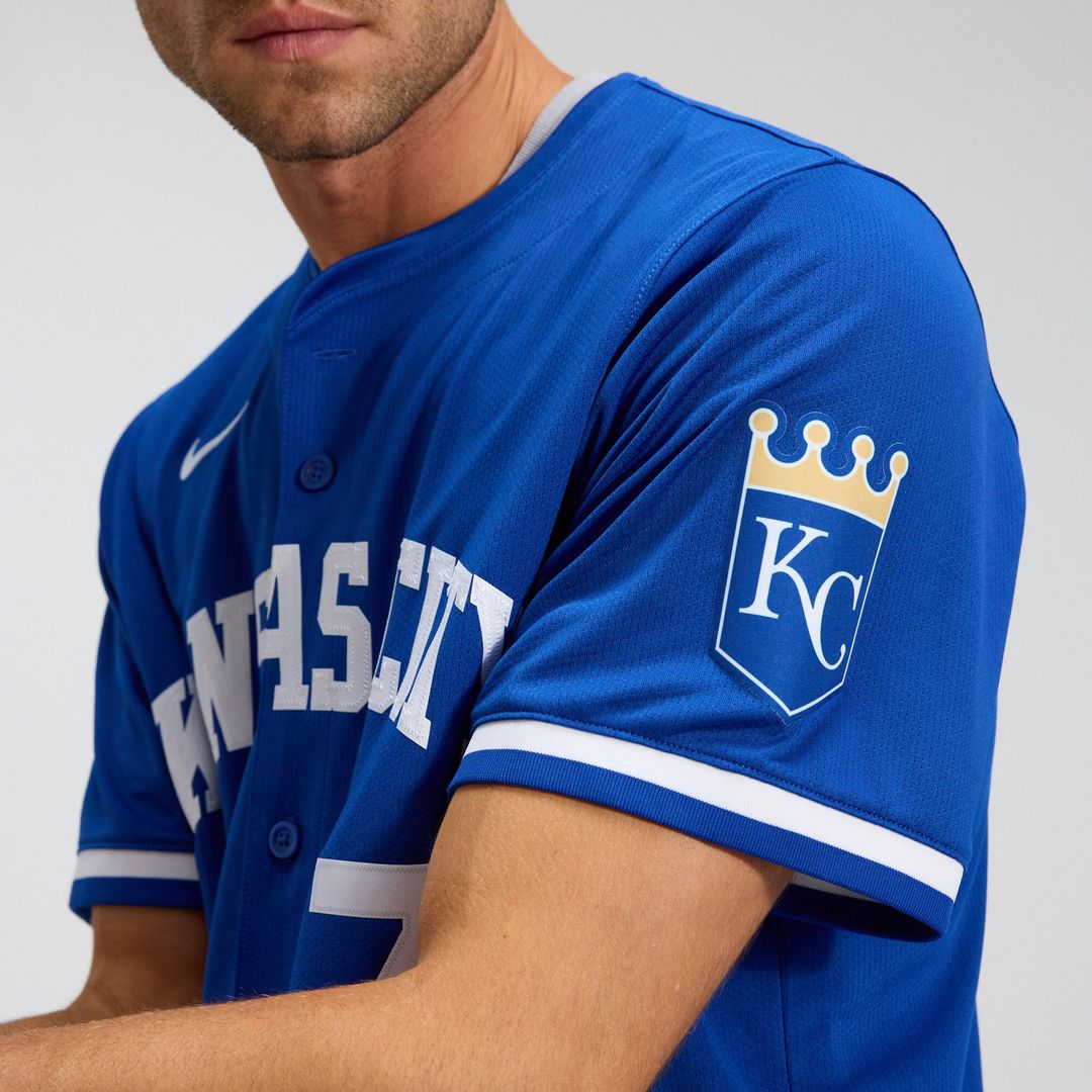 Bobby Witt Jr. Kansas City Royals Nike Alternate 2 Limited Player Jersey - Royal Official MLB Team Apparel Baseball Fan Gear