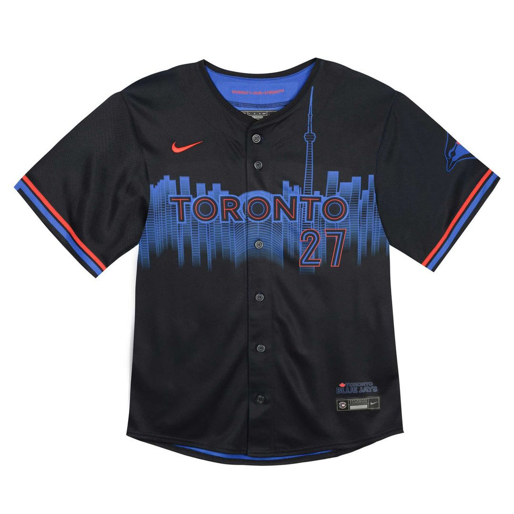 Vladimir Guerrero Jr. Toronto Blue Jays Nike Infant 2024 City Connect Limited Player Jersey - Navy Official MLB Team Apparel Baseball Fan Gear