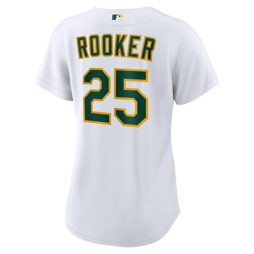 Brent Rooker Athletics Nike Women's Home Replica Jersey - White Official MLB Team Apparel Baseball Fan Gear