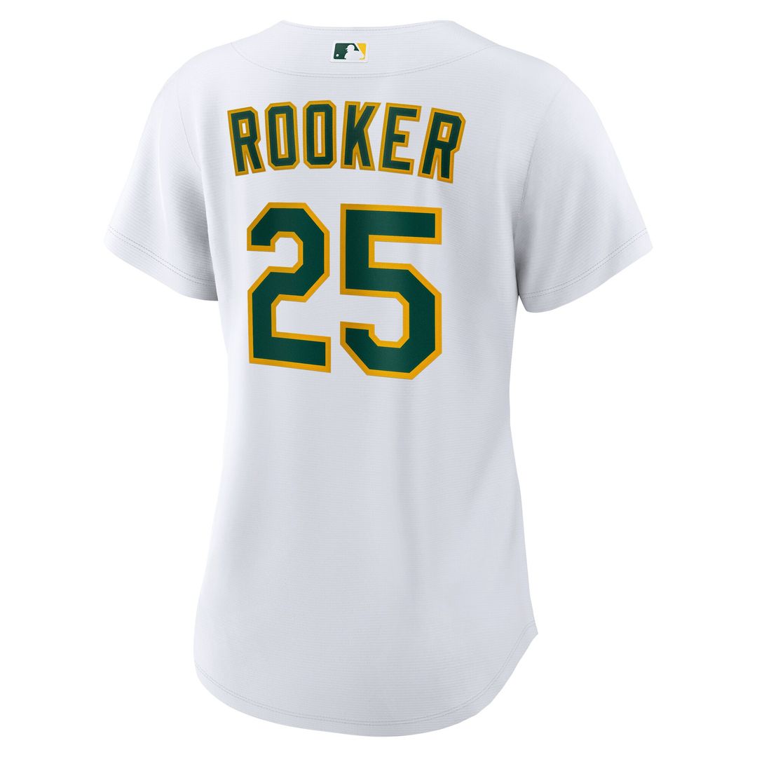 Brent Rooker Athletics Nike Women's Home Replica Jersey - White Official MLB Team Apparel Baseball Fan Gear