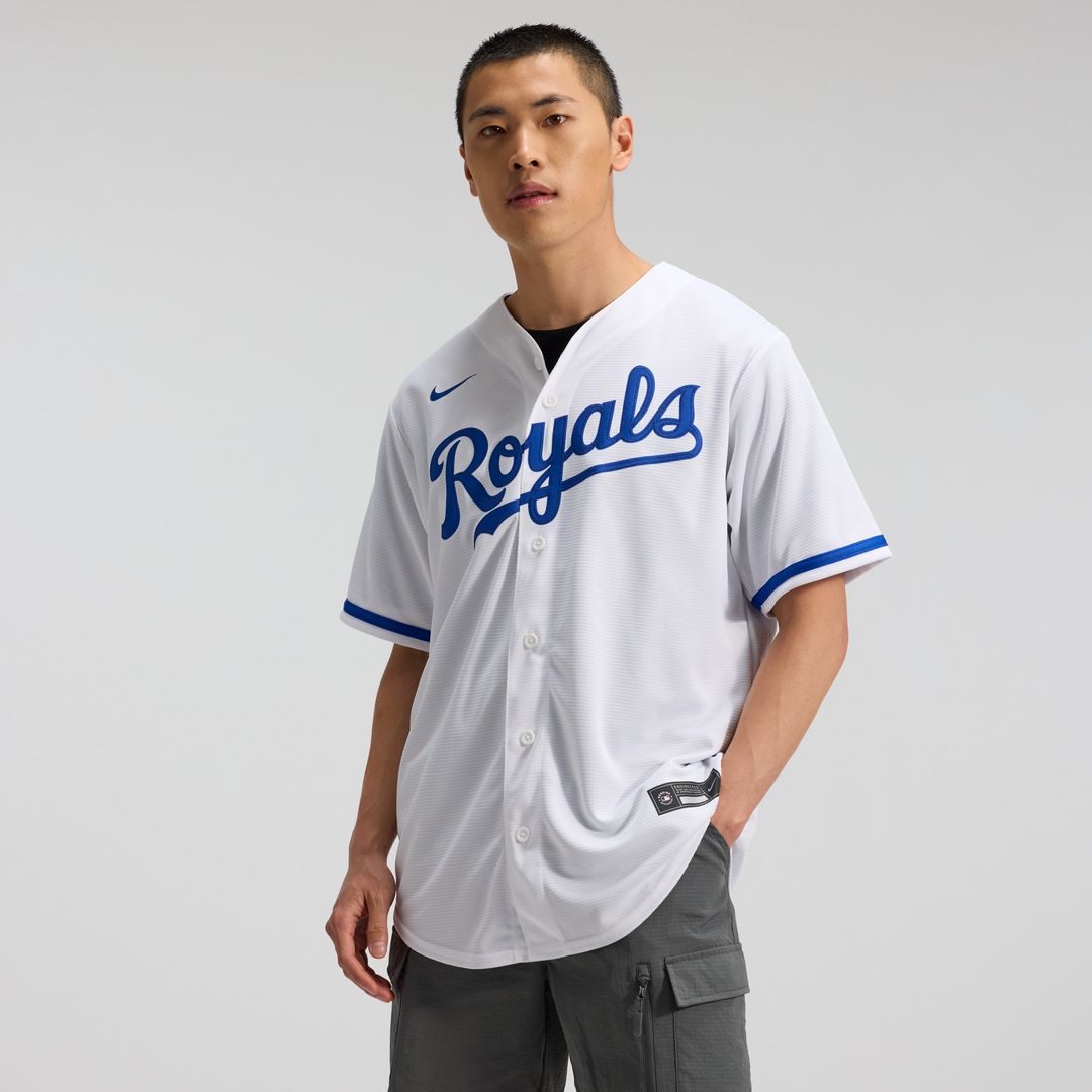 Bobby Witt Jr. Kansas City Royals Nike Home Replica Player Jersey - White Official MLB Team Apparel Baseball Fan Gear
