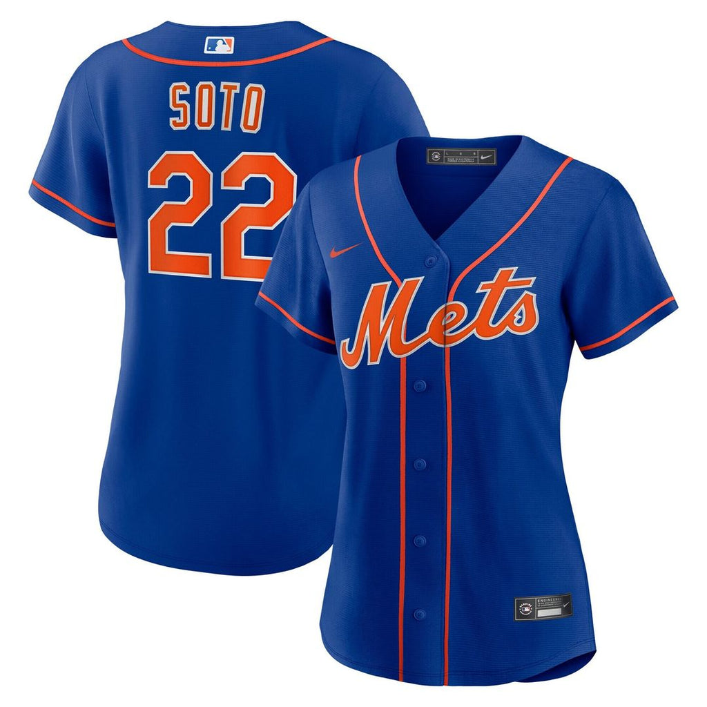 Juan Soto New York Mets Nike Women's Alternate Replica Baseball Jersey - Royal Official MLB Team Apparel Baseball Fan Gear