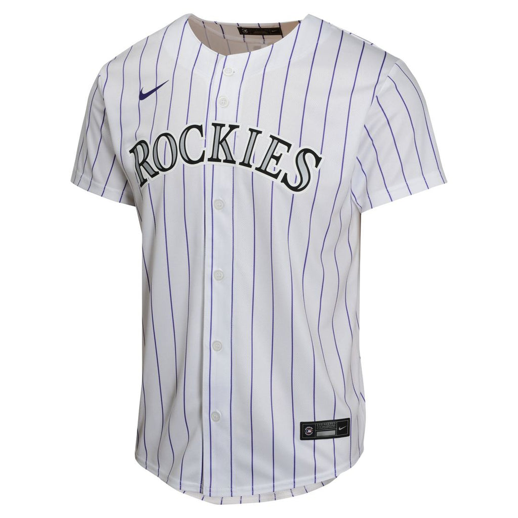 Charlie Blackmon Colorado Rockies Nike Youth Home Game Player Jersey - White Official MLB Team Apparel Baseball Fan Gear