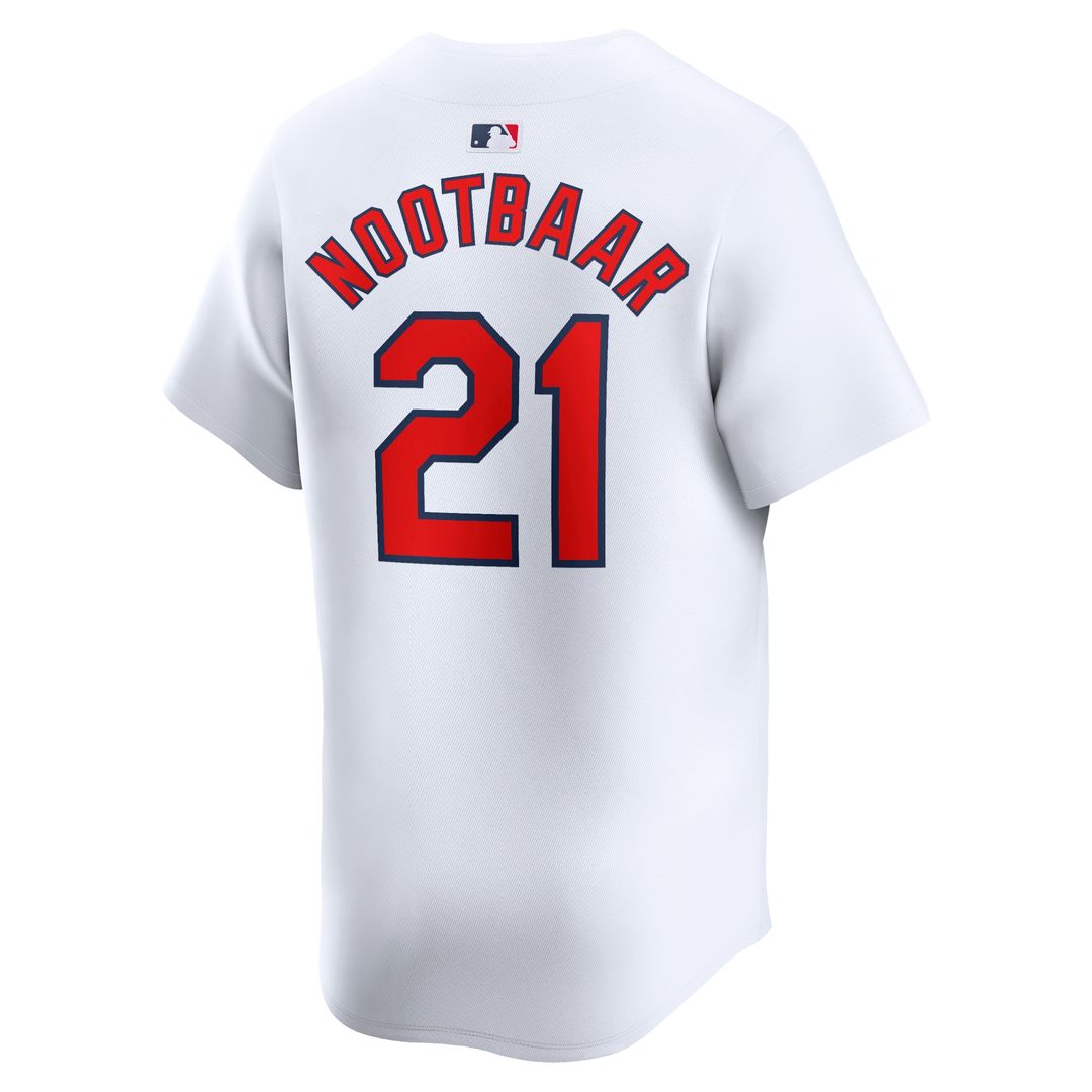 Lars Nootbaar St. Louis Cardinals Nike Home Limited Player Jersey - White Official MLB Team Apparel Baseball Fan Gear