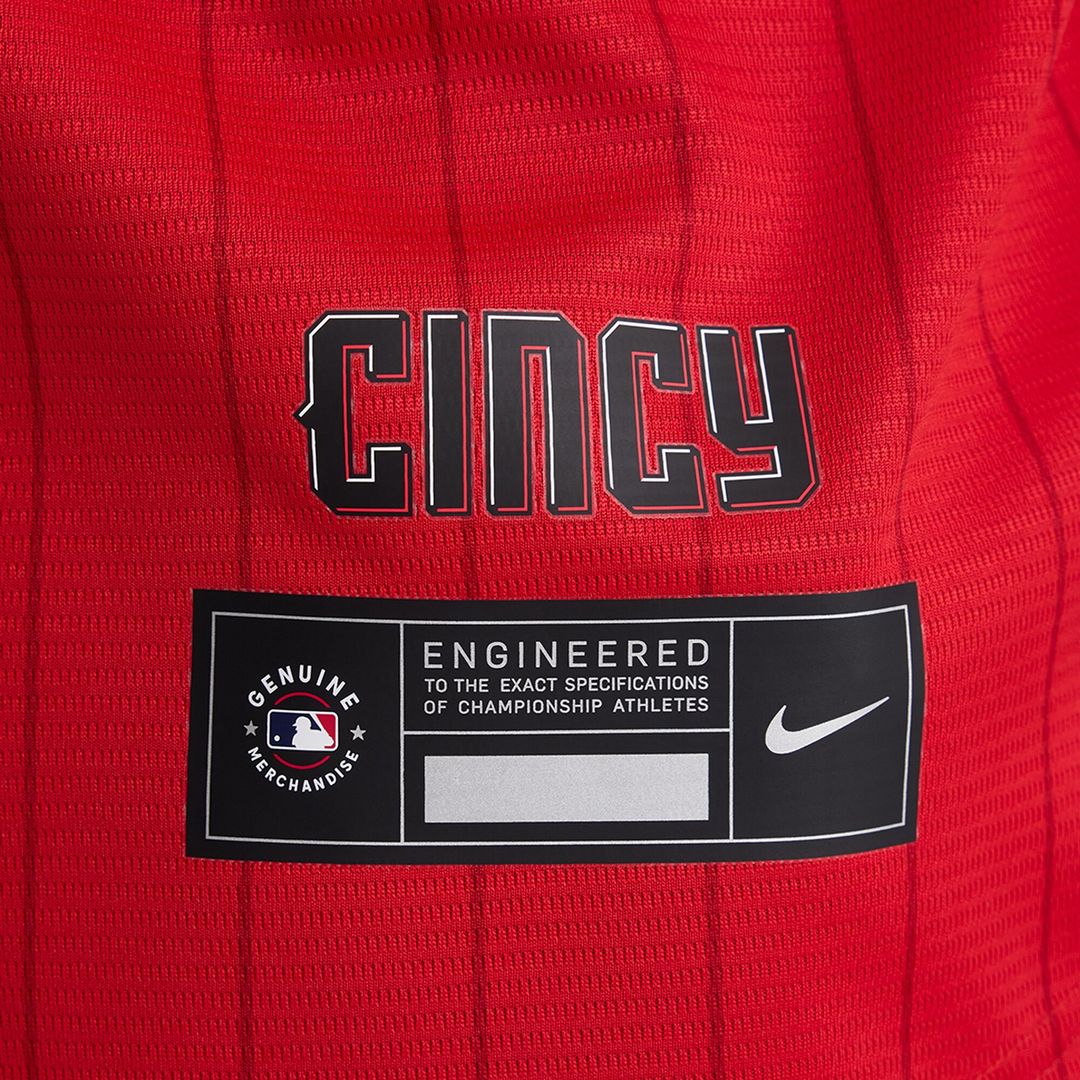 Cincinnati Reds Nike 2026 City Connect Stadium Jersey - Red Official MLB Team Apparel Baseball Fan Gear
