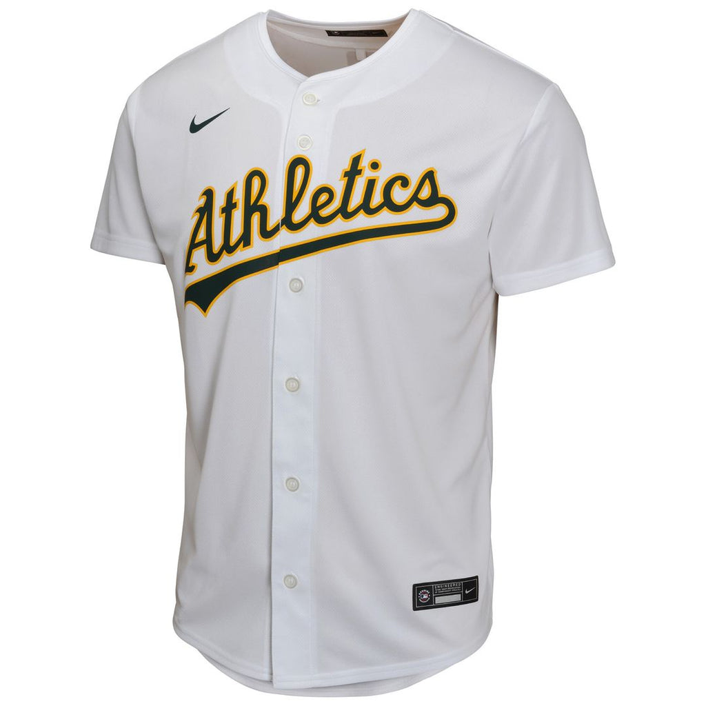 Zack Gelof Athletics Nike Youth Home Game Player Jersey - Gray Official MLB Team Apparel Baseball Fan Gear