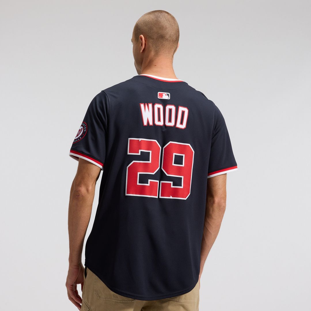 James Wood Washington Nationals Nike Alternate Limited Player Jersey - Navy Official MLB Team Apparel Baseball Fan Gear