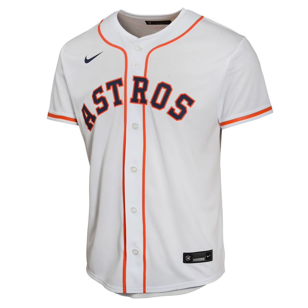 Houston Astros Nike Youth Home Game Jersey - White Official MLB Team Apparel Baseball Fan Gear