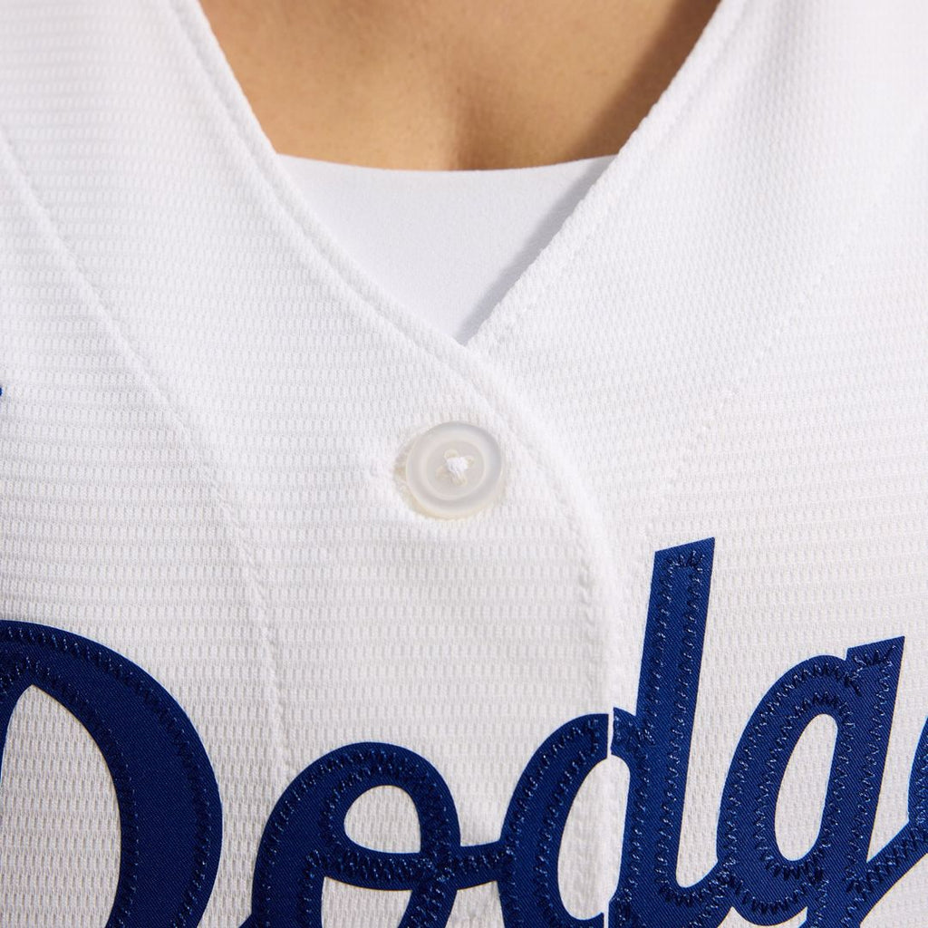 Los Angeles Dodgers Nike Women's Home Replica Jersey - White Official MLB Team Apparel Baseball Fan Gear