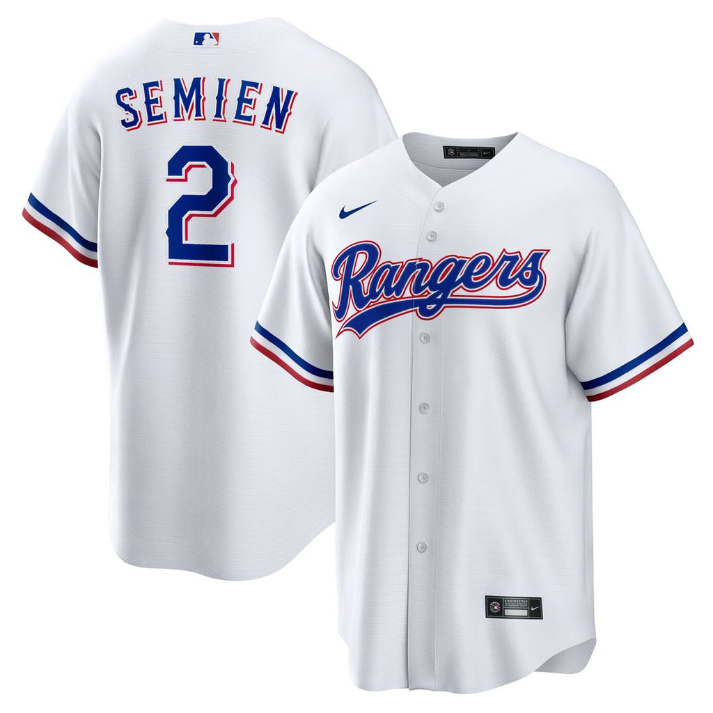 Marcus Semien Texas Rangers Nike Home Replica Player Jersey - White Official MLB Team Apparel Baseball Fan Gear